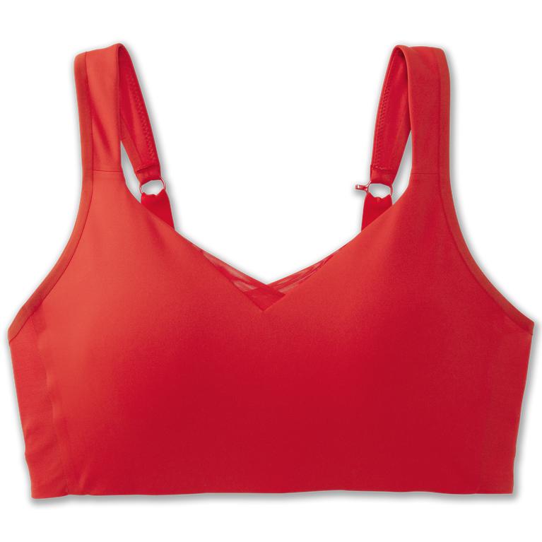 Brooks DRIVE CONVERTIBLE Running Bra Womens Sale - Jamberry/Red (SHL532618)